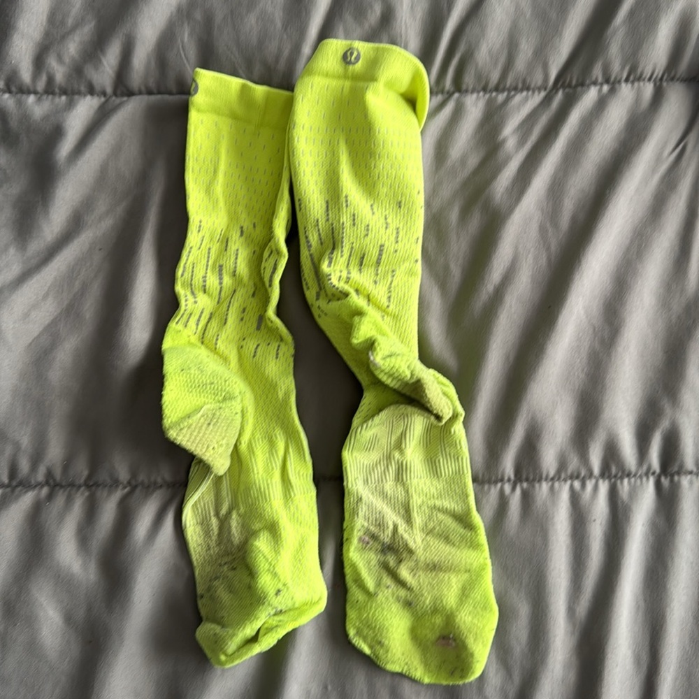 Lot of 7 pair Lululemon men’s socks L Xl/L